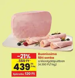 Spar Buonissimo főtt sonka ajánlat