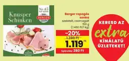 Spar Berger ropogós sonka ajánlat