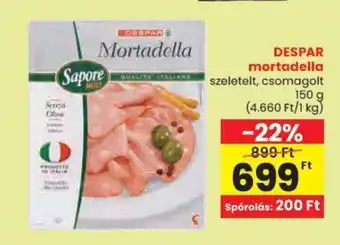 Spar DESPAR mortadella ajánlat