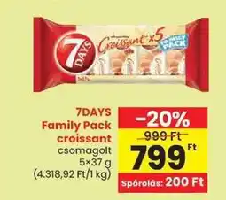 Spar 7DAYS Family Pack croissant ajánlat