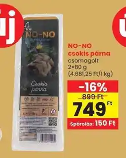 Spar NO-NO csokis párna ajánlat