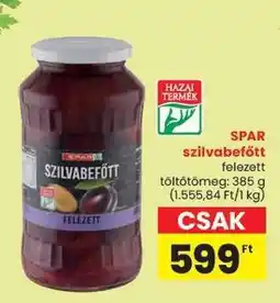 Spar SPAR szilvabefőtt felezett ajánlat