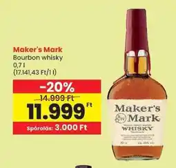 Spar Maker's Mark ajánlat