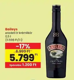 Spar Baileys eredeti ír krémlikőr ajánlat