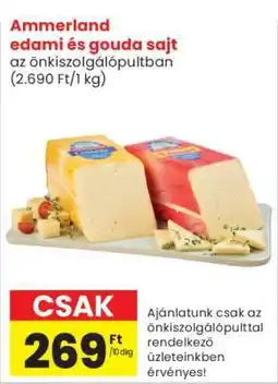 Spar Ammerland edami és gouda sajt ajánlat