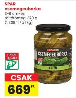 Spar SPAR csemegeuborka ajánlat