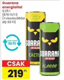 Spar GUARANA Energiaital ajánlat