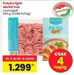 Spar Pulyka light darált hús ajánlat