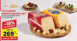 Spar Ammerland edami és gouda sajt ajánlat