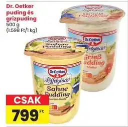 Spar Dr. Oetker puding és grízpuding ajánlat