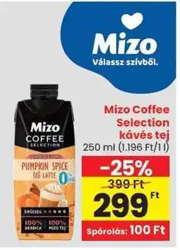 Spar Mizo Coffee Selection kávés tej ajánlat