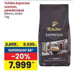 Spar Tchibo Espresso szemes, pörkölt kávé ajánlat