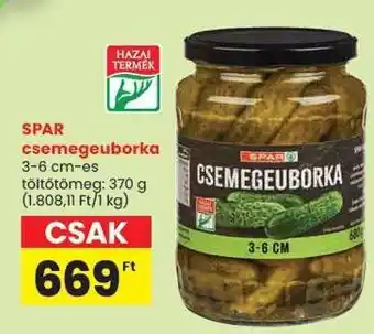 Spar SPAR csemegeuborka ajánlat