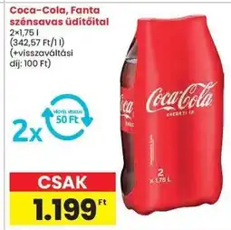 Spar Coca-Cola, Fanta szénsavas üdítőital ajánlat