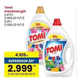 Spar Tomi mosószergél ajánlat
