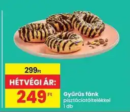 Spar Gyűrűs fánk pisztáciatöltelékkel ajánlat