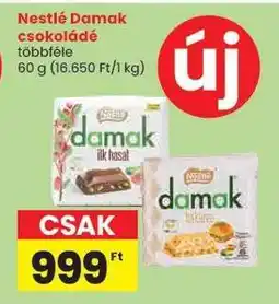 Spar Nestlé Damak csokoládé ajánlat