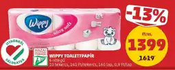 PENNY Wippy Toalettpapír ajánlat