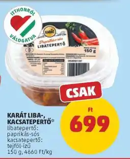 PENNY KARÁT LIBA-, KACSATEPERTŐ ajánlat