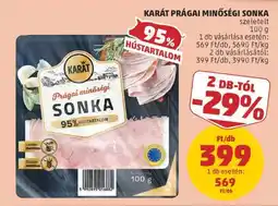 PENNY KARÁT PRÁGAI MINŐSÉGI SONKA ajánlat
