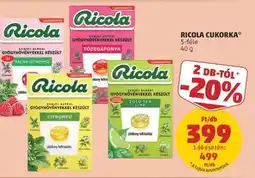 PENNY Ricola cukorka ajánlat