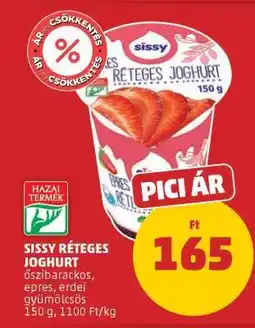 PENNY Sissy Réteges Joghurt ajánlat