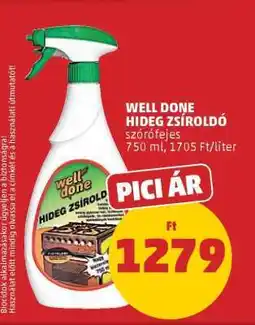PENNY Well Done Hideg Zsíroldó ajánlat