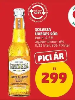 PENNY Solveza Üveges Sör ajánlat