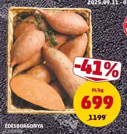 PENNY Édesburgonya ajánlat
