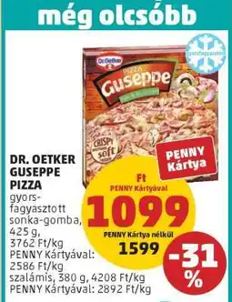 PENNY DR. OETKER Guseppe pizza ajánlat