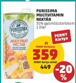PENNY PURISSIMA MULTIVITAMIN NEKTÁR ajánlat