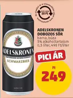 PENNY Adelskronen Dobozos Sör ajánlat