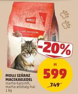 PENNY MOLLI SZÁRAZ MACSKAELEDEL ajánlat
