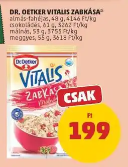 PENNY DR OETKER Vitalis zabkása ajánlat