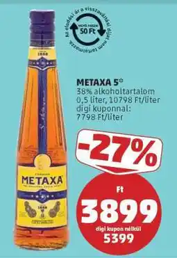 PENNY Metaxa 5 ajánlat