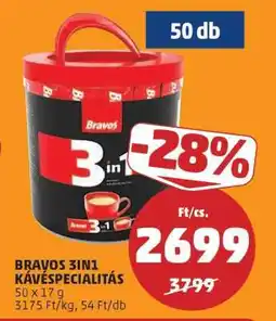 PENNY BRAVOS 3IN1 KÁVÉSPECIALITÁS ajánlat