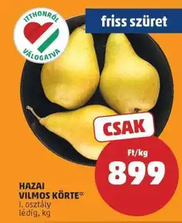 PENNY Hazai Vilmos Körte ajánlat