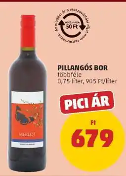 PENNY PILLANGÓS BOR ajánlat