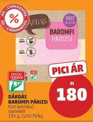 PENNY Dárdás Baromfi Párizsi ajánlat