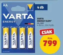 PENNY Varta Energy elem ajánlat