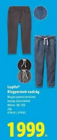 Lidl Lupilu Kisgyermek nadrág ajánlat
