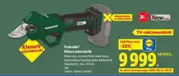 Lidl PARKSIDE Akkus metszőolló ajánlat