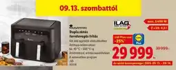 Lidl Dupla zónás forrólevegős fritőz ajánlat