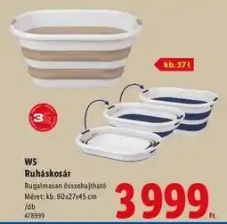 Lidl W5 Ruháskosár ajánlat