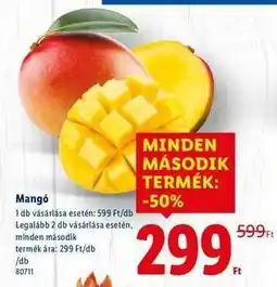 Lidl Mangó ajánlat