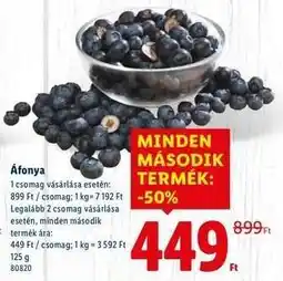Lidl Áfonya ajánlat