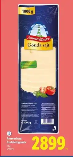 Lidl Ammerland Szeletelt gouda ajánlat