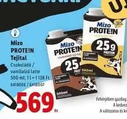 Lidl Mizo PROTE!N Tejital ajánlat