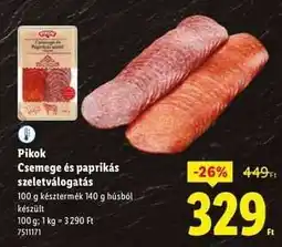 Lidl Pikok Csemege és paprikás szeletválogatás ajánlat