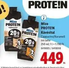 Lidl Mizo PROTE!N Kávéital ajánlat